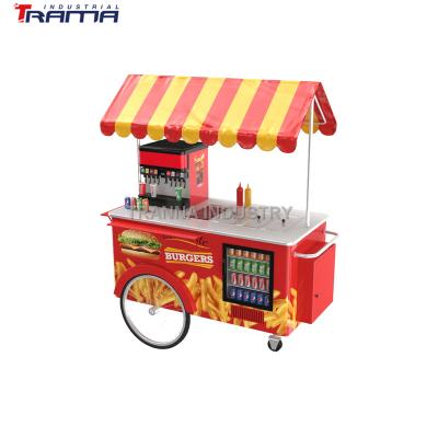 China Vegetable processing factory globalization standard coffee china mobile fast food carts hot sale mobile carts bicycle for sale