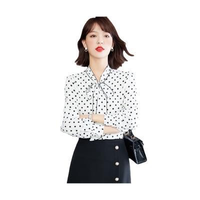 China Spring Cheap Factory Price In-Stock Items Cheap Factory Items Breathable Anti-Shrink Anti-Pilling Women's Blouses And Shirts for sale