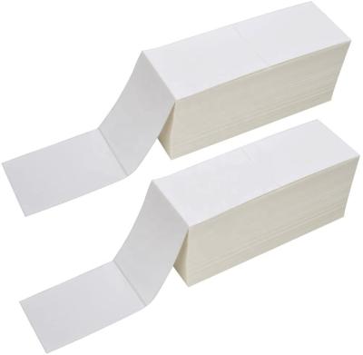 China Waterproof State Computer 4X6 Direct Thermal Barcode Shipping Labels Thermal Paper Sticky Label Roll for sale