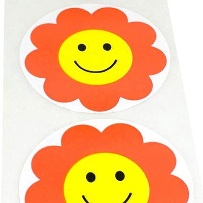 China Waterproof Happy Smile Face Stickers Smile Face Stickers Happy Smile Face Dots Sticker for sale