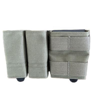 China Magazine Recycling Use 9mm+556mm Tactical Magazine Pouch Tactical Belt Pouch for sale