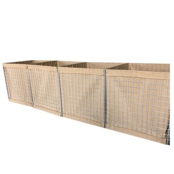 China Military Army Using Barrier Bastion Welded Gabion Box Explosion Proof Wall for sale