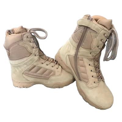 China Cheap Fashion Trend Combat Leather Desert Boots Military Running Boots for sale