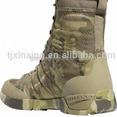 China Suitable High Quality Camouflage Jungle Rubber Nylon Boots Drop Army for sale