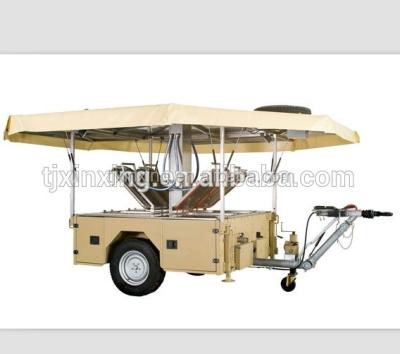 China Western Food Fast Food Military Mobile Kitchen Trailer for sale