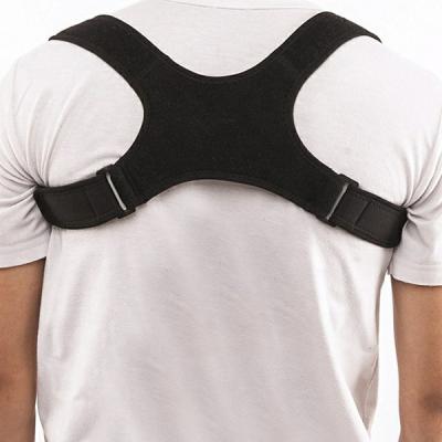 China Hot Selling Custom Made Upper Back Clavicle Support Shoulder Back Brace Band Adjustable Posture Corrector Factory Posture Corrector Correction for sale