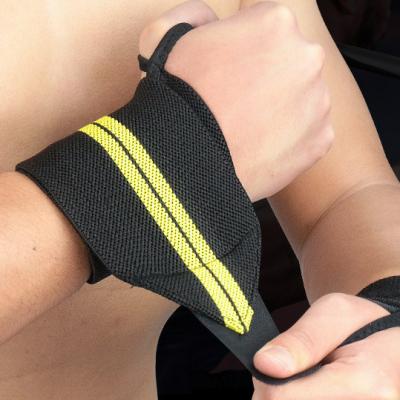 China New Weightlifting Gym Strap Factory Price Custom Logo Design Cross Shaping Powerlifting Weightlifting Gym Wrist Wraps for sale