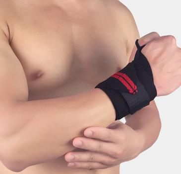 China Amazon hot sale weightlifting fitness safty wrist support wraps wrist for weightlifting cross training lift straps for sale