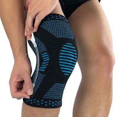 China New Factory Price Compression Knee Brace Brace Retraining Sports Basketball Football Soccer High Quality Leg Knee Sleeve Knee Brace for sale