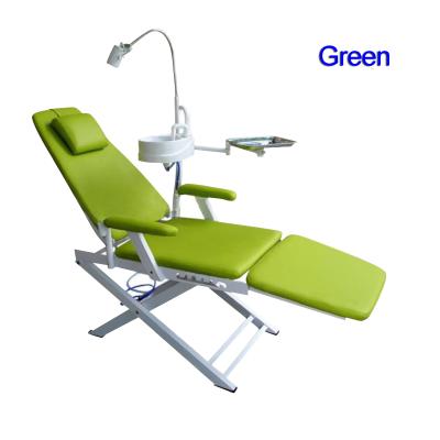 China Hot Sale Folding Unit Chair Clinic Hot Selling Medical Folding Portable Dental Equipment Easy To Take And Travel for sale