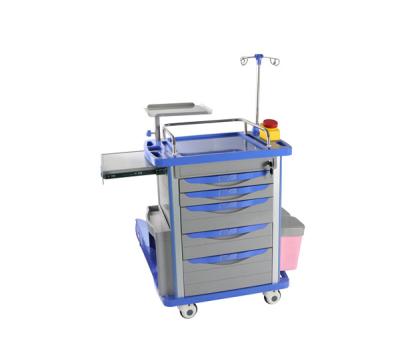 China Factory Wholesale Hospital Treatment Easy Cleaning Anti-static Anti-corrosion Trolley With Luxury Wheels for sale