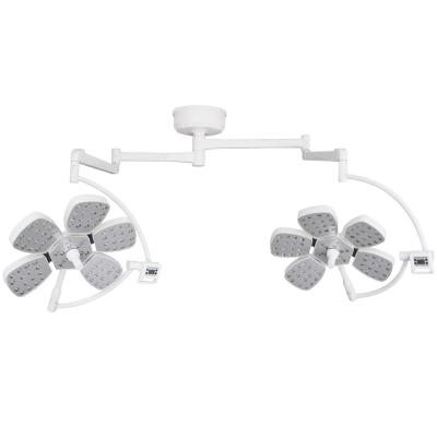 China Plastic Double Ceiling Led Petal Shadowless Lamp Surgical Light LED Surgical Operating Light for sale