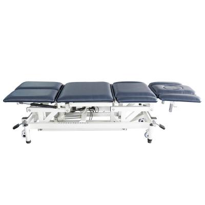 China Professional Adjustable Electric Massage 9 Section Physiotherapy Bed Massage Table Physiotherapy Treatment Beds for sale