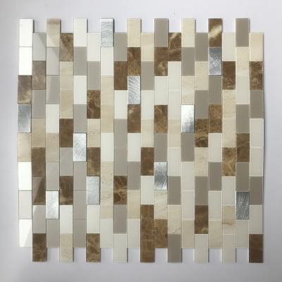 China New Parquet Home Decoration Self Adhesive Mosaic Slab for sale