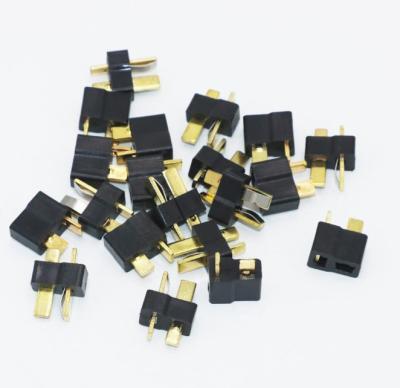 China Black Lipo Battery Small Male And Female T Plug Connectors For Lipo Battery for sale