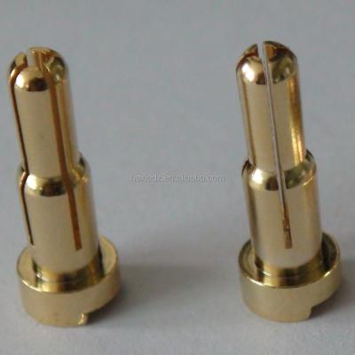 China Vehicles & Remote Control Bullet Male Plug Toys 4/5mm Common Fit For 4mm And 5mm Golden Bullet Female Connector for sale