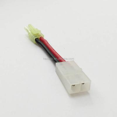 China Lipo Battery RC Excavator Models Toys Big Tamiya Male To Small Tamiya Battery Adapter Female Cable Converter for sale