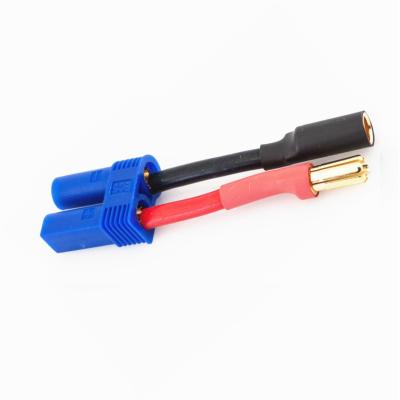 China Rc Lipo Battery RC Lipo Battery EC5 Male Female Connector With 12AWG Silicone Cable for sale