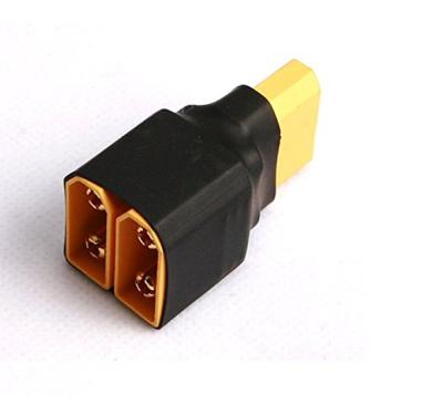 China XT90 Power Parallel Adapter 2 Male To 1 Female Lipo Battery Converter Connector Plug for sale