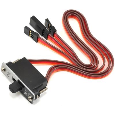 China Vehicles & JR Remote Control Heavy Duty RC Toys Switch Connector With On Off Switch 22AWG PVC Wire 300mm for sale