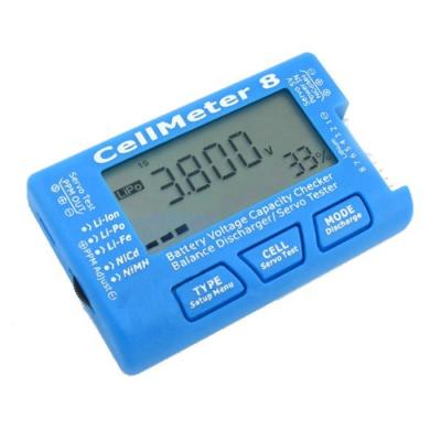 China Battery Checker Rc Cellmeter-8 1-8s Battery Capacity Voltage Meter Lipo Li-lon Nimh for sale