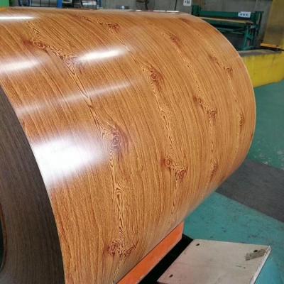 China Manufacture Steel Coils PPGL Style Wood Pipes Color PPGI Coated Prepainted Galvanized Steel Coil PPGI SPCC SGCC Dx51d Grade for sale