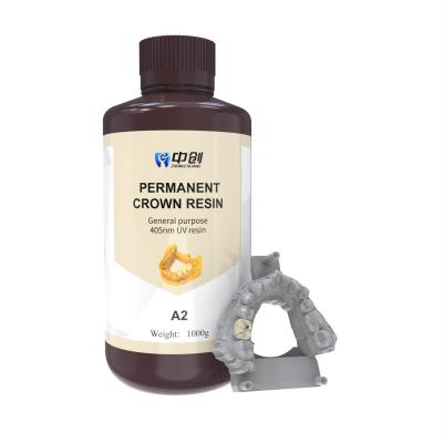 China Flexible Permanent Crown Resin Strong Adhesion and Compatibility with Ceramic Components for sale