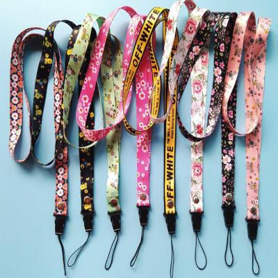 China ID Badge Neck Lanyard / Custom Business Lanyards Tie With Heat Transfer Dye Sublimation Printing Polyester Lanyards for sale