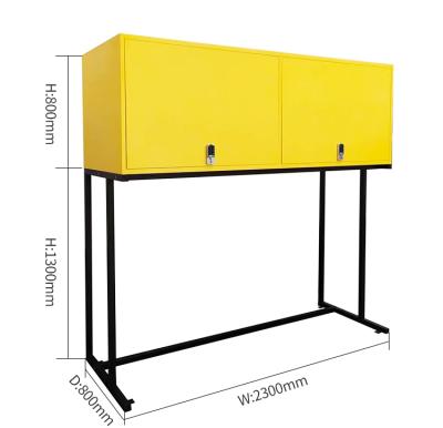 China Garage Shop Tools Metal Tool Customized Steel Locker Storage Cabinet For Parking Lot for sale