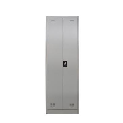 China Good Quality Single Steel Wardrobe 2 Doors (Height) Suitable Prices Adjustable for sale