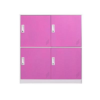 China (Height)Adjustable Office Furniture Equipment 4 Door Metal Cupboard for sale