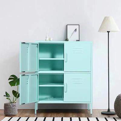 China (Other) Home Furniture Small Size Metal Hardware Adjustable Wardrobe Cabinet With Adjustable Shelf for sale