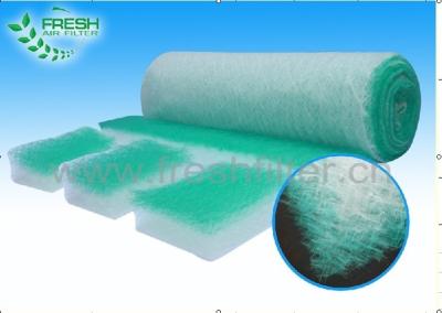 China 30 - 120 mm Thickness Fiberglass Air Filters For Spray Booth 130 Pa - 200 Pa Final Resistance for sale