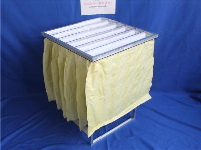 China Aluminum frame non-woven faric  pocket filter for air Ventilation for sale