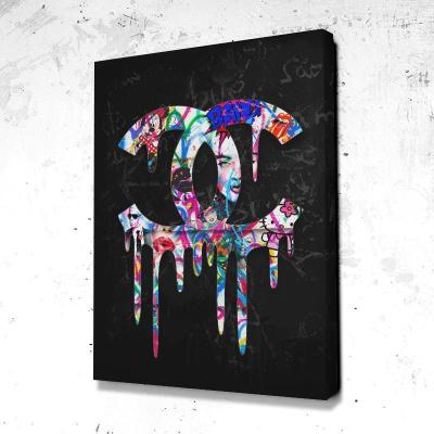 China Modern Living Room Street Graffiti Abstract Wall Print Cartoon Picture Pop Art Canvas Art Waterproof for sale