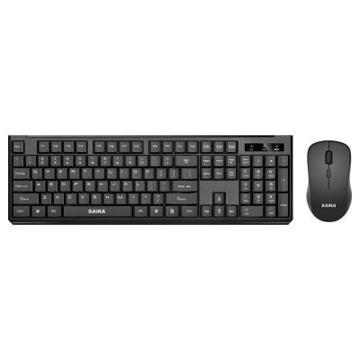 China SAMA Ultra Slim 104 Keys Wireless Keyboard and Mouse & Mouse Desktop 2.4ghz Keyboard Combos for sale