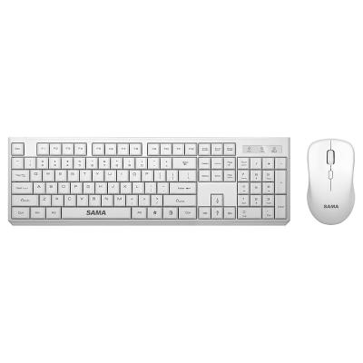 China SAMA Ultra Slim Wireless Keyboard and Mouse Set Slim Silent Mouse 104 Key Keyboard Combos for sale