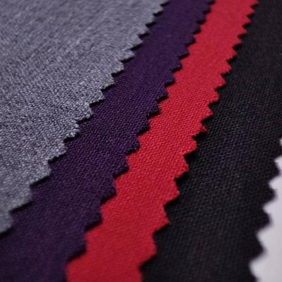 China Organic Polyester Fabric Customize 54% Polyester 43% Plain Wool 3% Spandex Trouser Wool Uniform Fabrics For Coat for sale