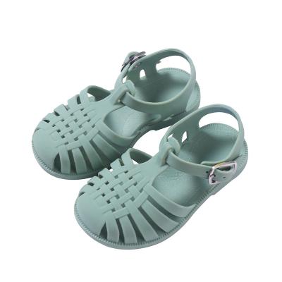 China 2022 New Massage Cheap Price Rubber Children's Summer Cute PVC Jelly Shoes PVC Sandals For Toddler Kids for sale