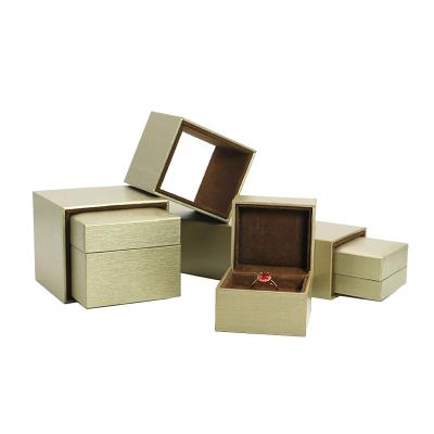 China 2021 handmade factory direct whole good quality jewelry chair gold box packaging with custom logo for sale