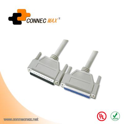 China DB37 Computer Cable DB37 Male To Male / Female Extension Serial Cable for sale