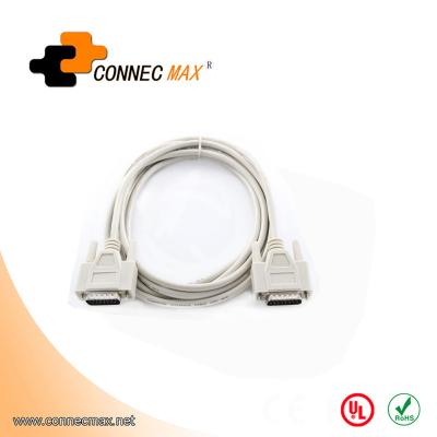 China PDA 15 Pin DB15 Serial Port Male To Male Cable for sale