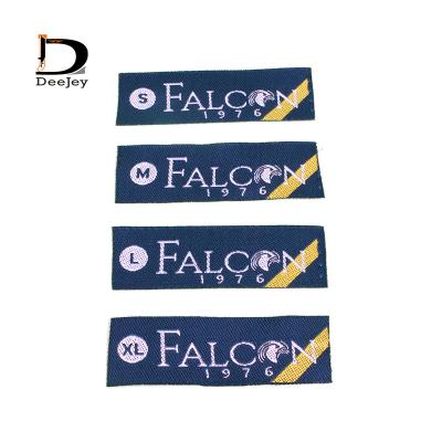 China Best Quality Washable Woven Clothing Labels Logo Shoes Private Techniques Logo Time Lead MOQ 1000pcs Labels For Clothing Bags for sale