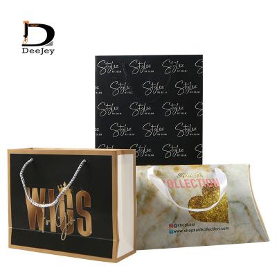 China Recyclable Custom Logo Women Human Virgin Hair Extensions Paper Hair Packaging Boxes Pillow Packing Boxes for sale