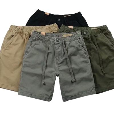 China new arrivals Anti-wrinkle plus size 2022 summer men's drawstring side pocket solid cargo pants for men for sale