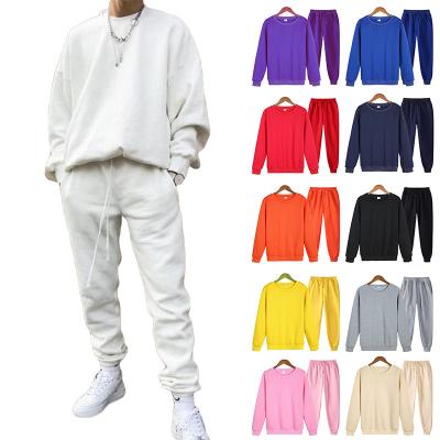 China Custom Made 2022 Men's Tracksuits Tracksuits Jogger Set Crew Neck Breathable High Quality Casual Simple Soccer Sweatsuit Pullover Set for sale