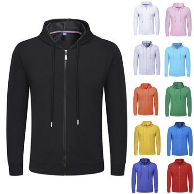 China Wholesale Plain Polyester Casual Tracksuit Anti-Wrinkle Long Sleeve Anti-Wrinkle Gay Apparel Custom Fashion Zipper Hoodie for sale