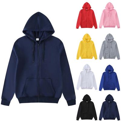 China Anti-wrinkle Newcomers 2022 Wholesale Clothing Refine Unisex Hoodies Cloth Custom Logo Men's Cardigan Zipper Hoodies for sale