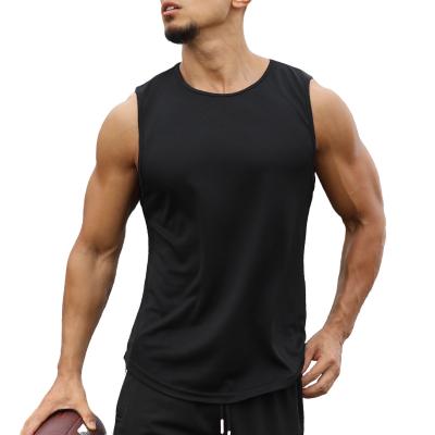 China Wholesale QUICK DRY Mens Tank Tops Custom Solid Quick Dry Sleeveless Tank Tops Mens Singlet Gym Vest Tank Tops Men Workout for sale