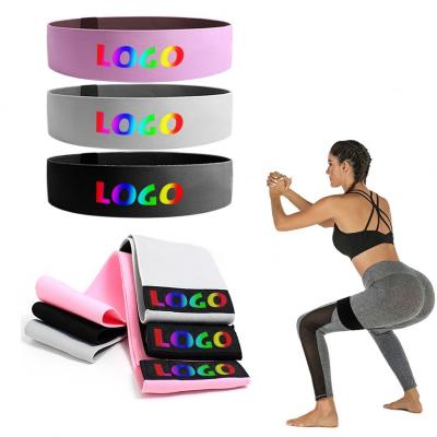 China Wholesale Garment Exercise Stretch Resistance Bands , Private Logo Elastic Yoga Band for sale